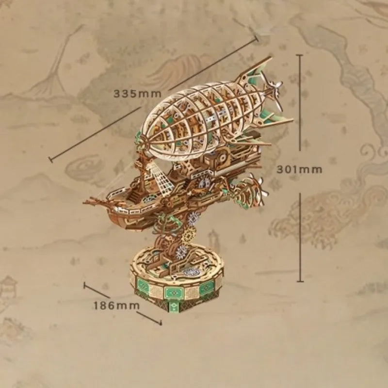 3D Wood Puzzle - Sailing in Fog