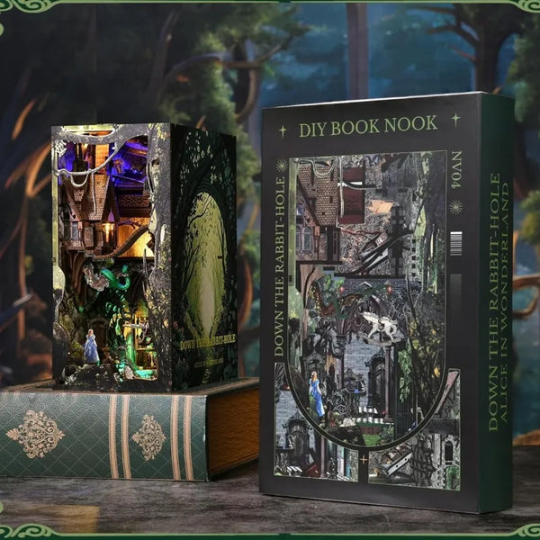 Book Nook - W Dziurze Króliczka Alicja w Krainie Czarów