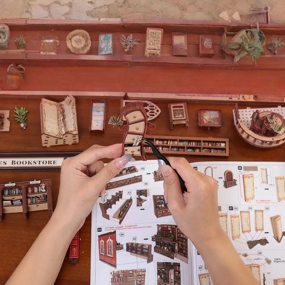 Kit de Casa en Miniatura - Book Nook Thames