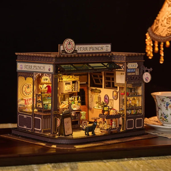 Miniaturowy zestaw do budowy domu - Magiczna kawiarnia