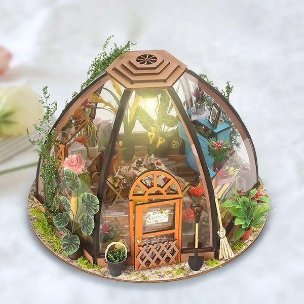 Miniaturowy Dom - Kwiatowy Dom Pod Gwiazdami