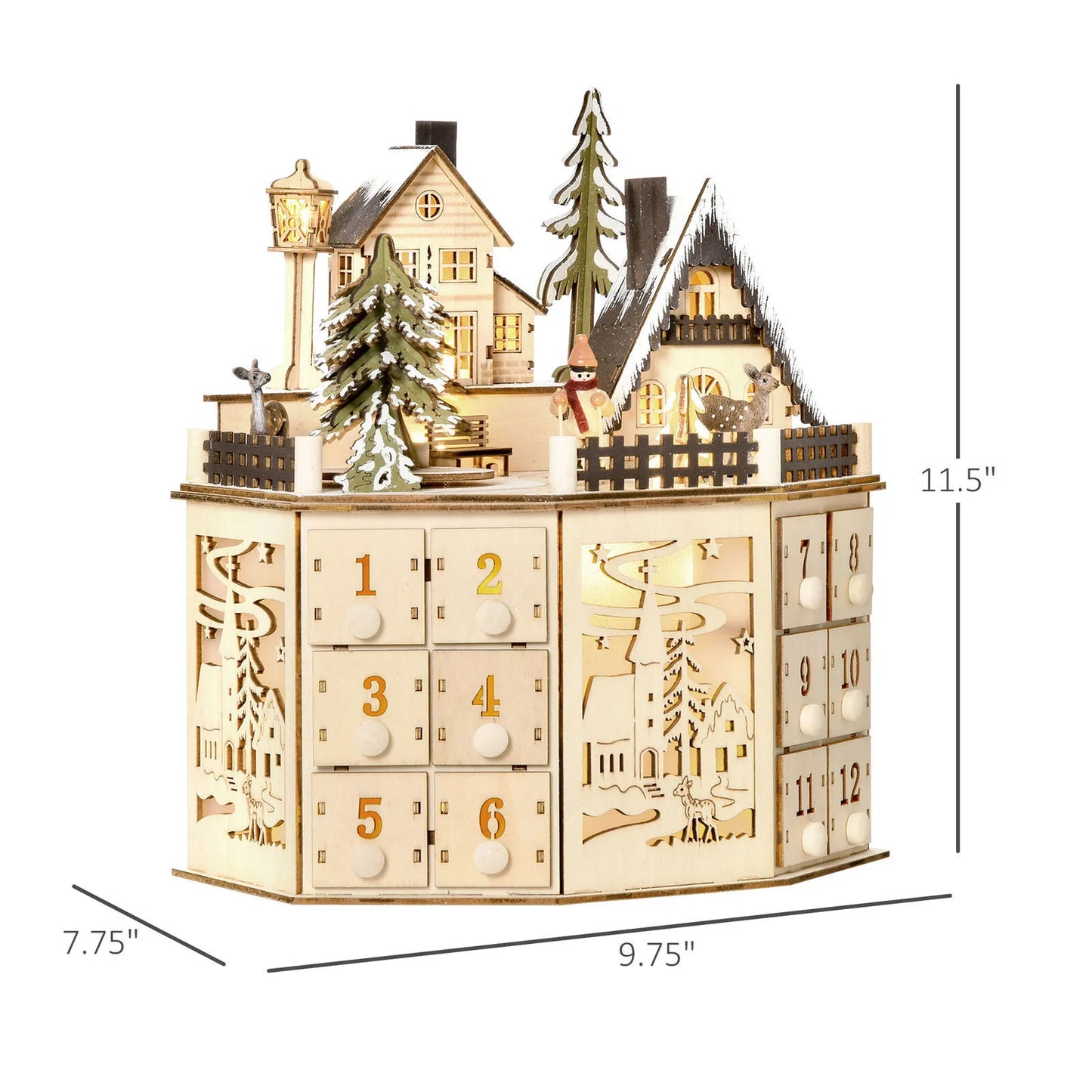 Christmas Village Advent Calendar