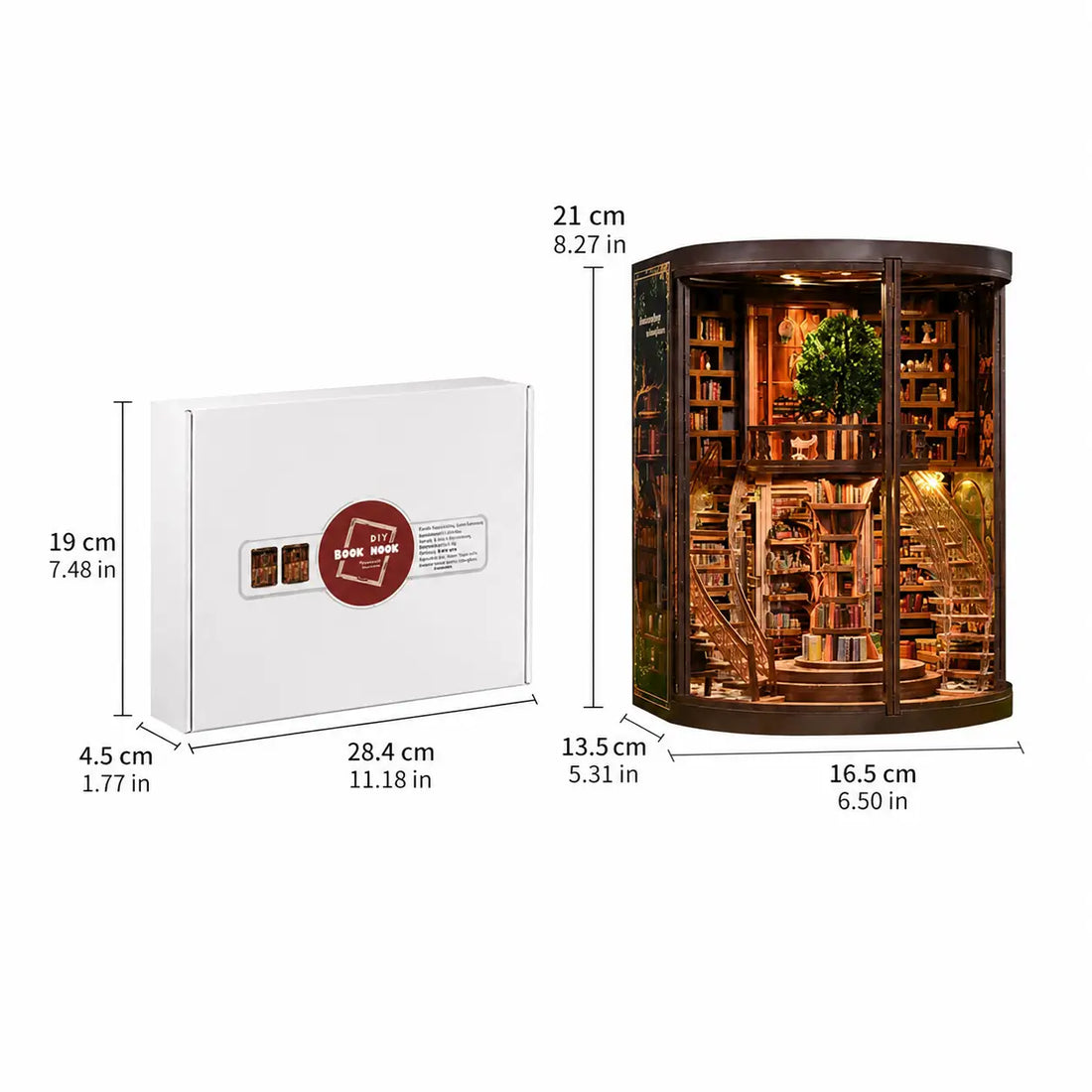 Zestaw DIY Book Nook The Elder Oak