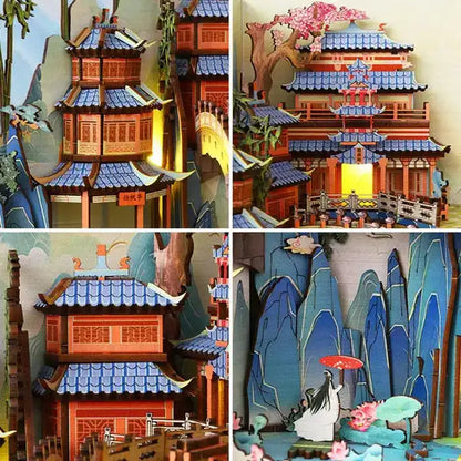 Zestaw DIY Book Nook Penglai Wonderland