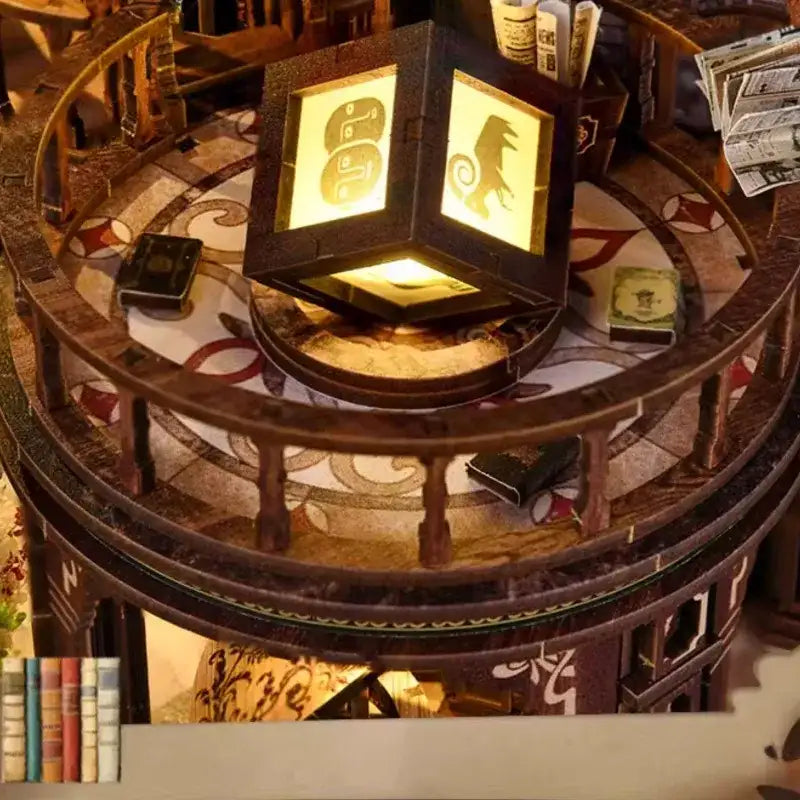 Miniaturowy zestaw do budowy domu - Marzycielska sala książek