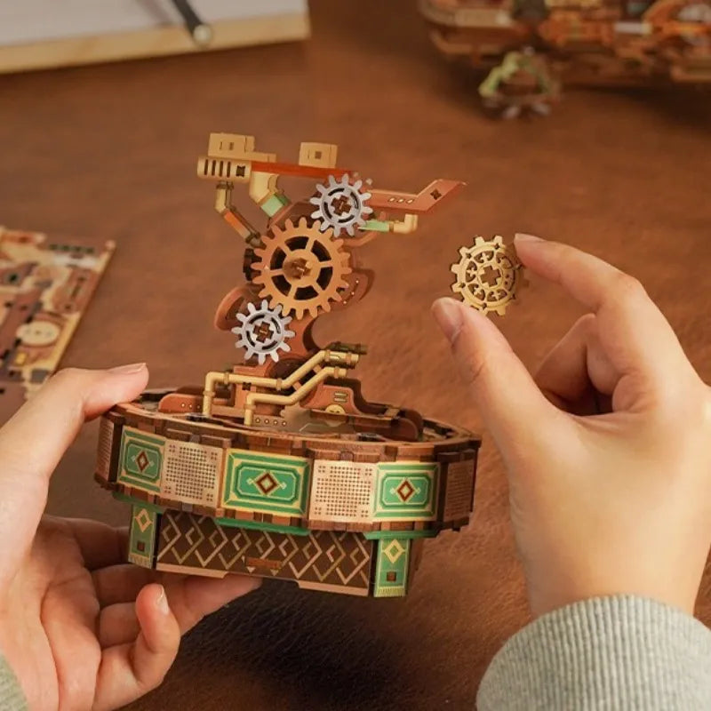 3D Wood Puzzle - Sailing in Fog