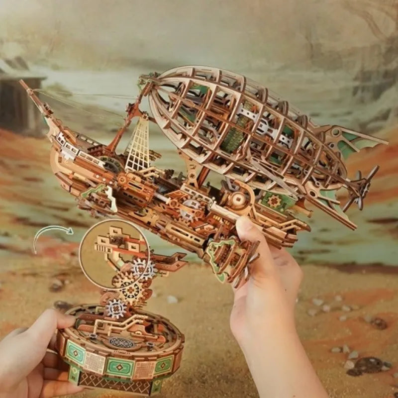 3D Wood Puzzle - Sailing in Fog