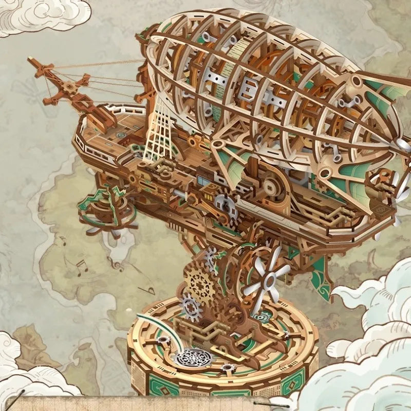 3D Wood Puzzle - Sailing in Fog