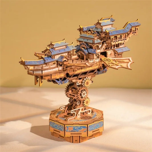 3D Wooden Puzzle - Wind Voyager