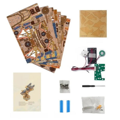 Puzzle de madera 3D - Viajero del viento