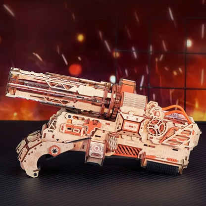 3D Wooden Puzzle - Burning Cyclone