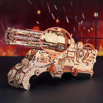 3D Wooden Puzzle - Burning Cyclone