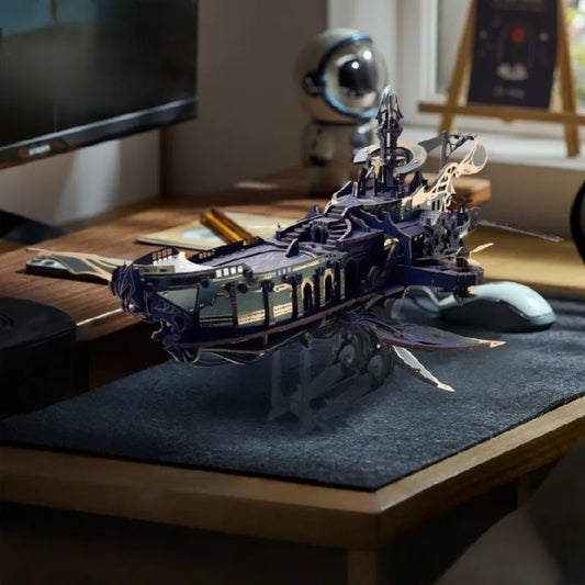 3D Wooden Puzzle - Whale Ark Of The Universe