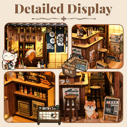 Zestaw DIY Mini Book Nook The Mellow Pub