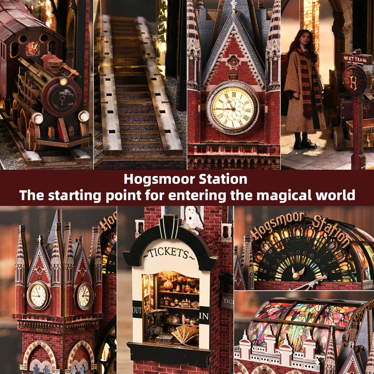 Zestaw DIY Book Nook Hogsmoor Station