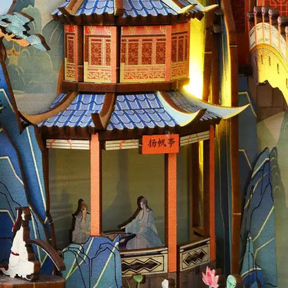 Zestaw DIY Book Nook Penglai Wonderland