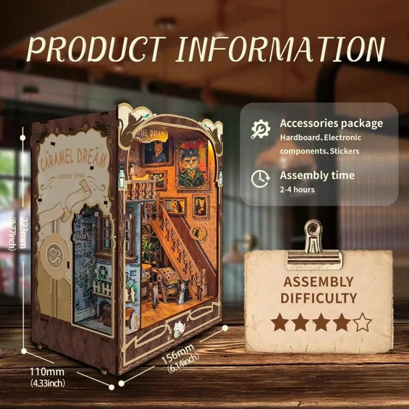 Book Nook - Caramel Dreams Cat Café