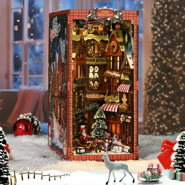 Book Nook - Świąteczny róg ulicy