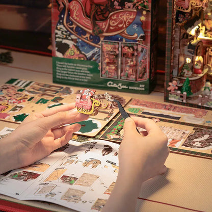 Book Nook - Tienda de Deseos Navideños | Diorama Navideño