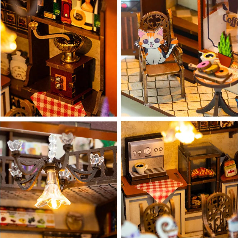 DIY Book Nook - Coffee House