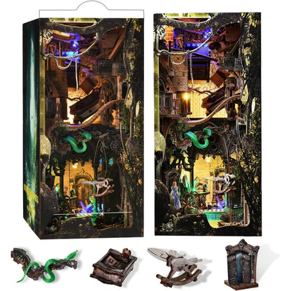 Book Nook - Por la Madriguera del Conejo Alicia en el País de las Maravillas