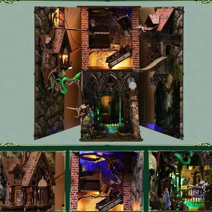 Book Nook - Por la Madriguera del Conejo Alicia en el País de las Maravillas