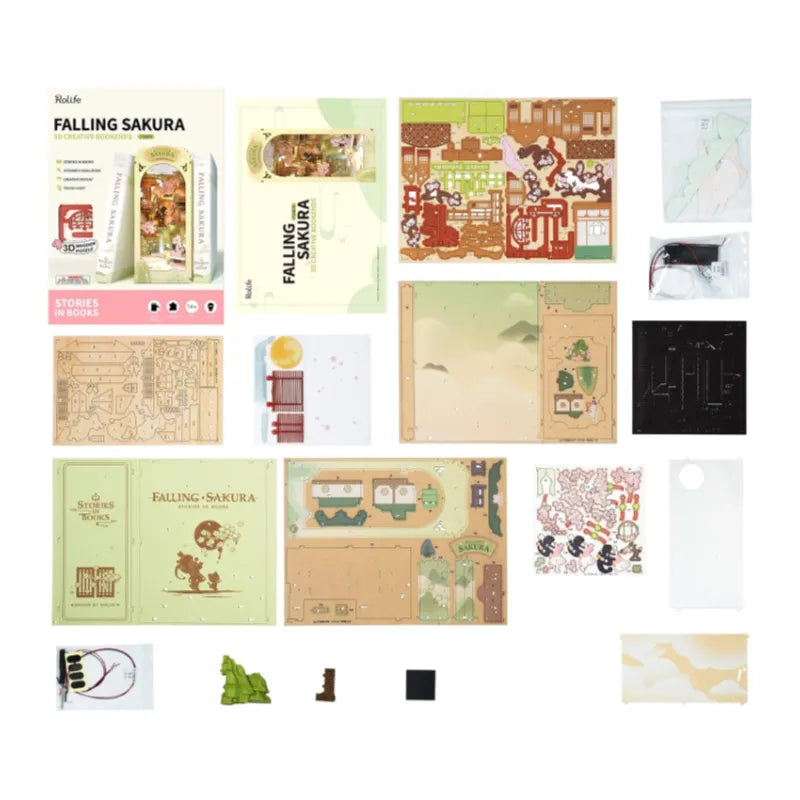 Book Nook - Falling Sakura | TGB05