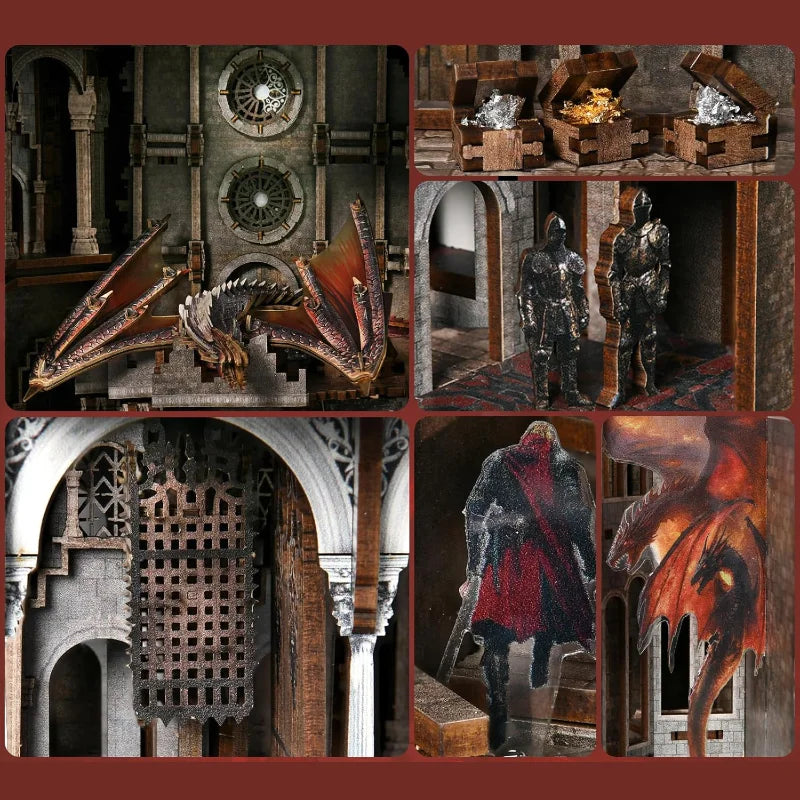 Book Nook Fourth Wing - Castillo Ember