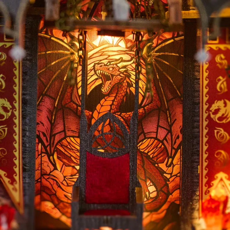 Book Nook Fourth Wing - Espiral del Wyrm