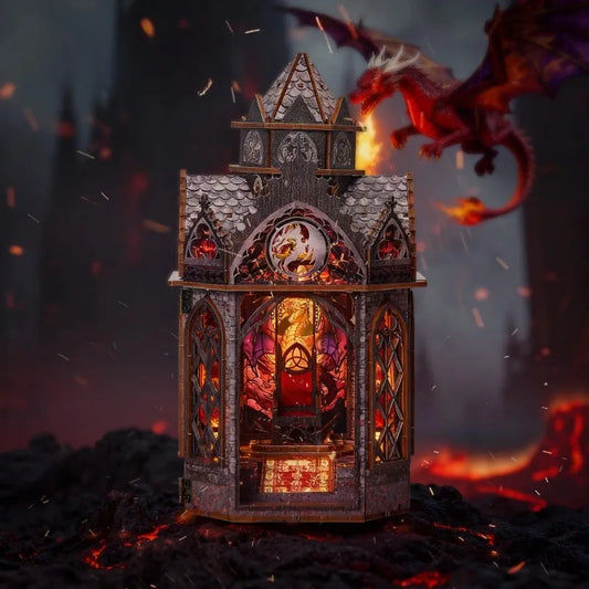 Book Nook Fourth Wing - Espiral del Wyrm