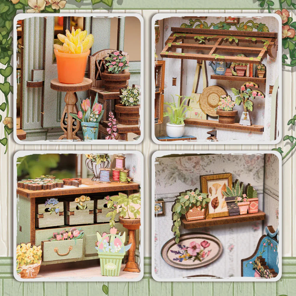 Kit Book Nook - Floristería de los Campos Elíseos