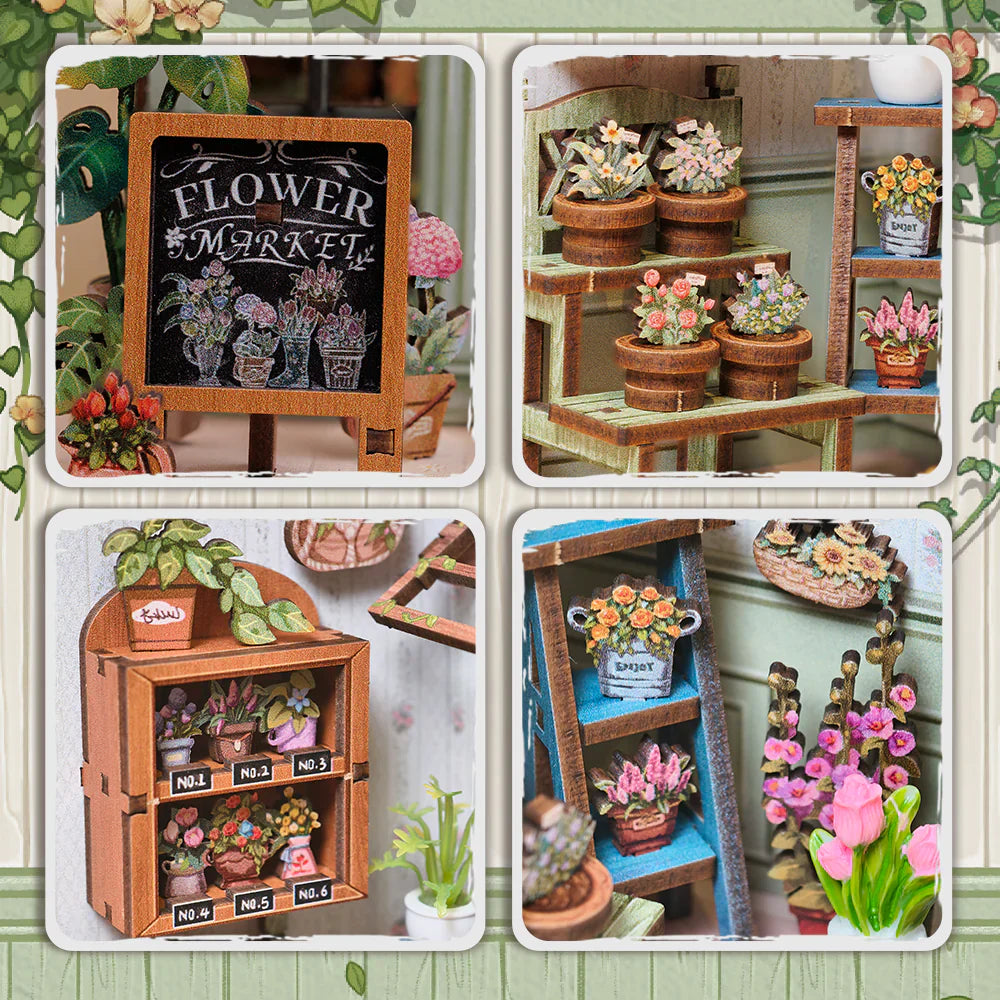 Kit Book Nook - Floristería de los Campos Elíseos