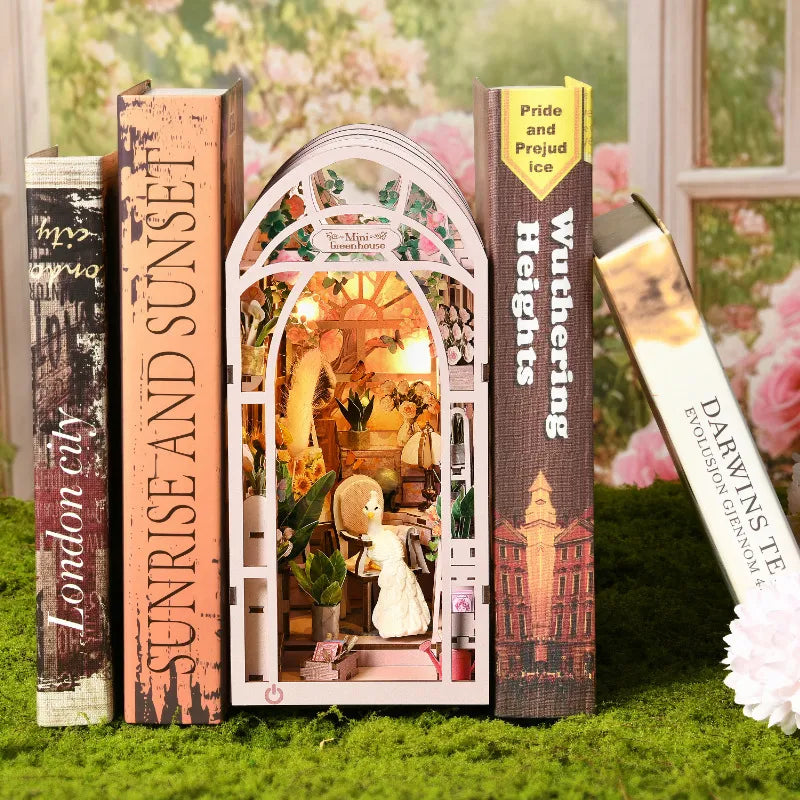 Book Nook - Mini Greenhouse Flower Room