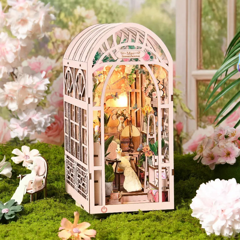 Book Nook - Mini Greenhouse Flower Room
