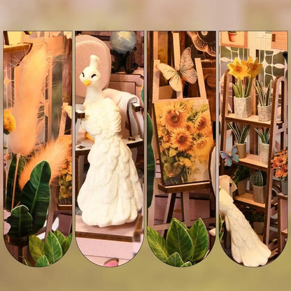 Book Nook - Mini Greenhouse Flower Room