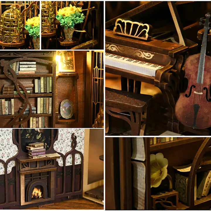 Book Nook - Pianista con Ruiseñor