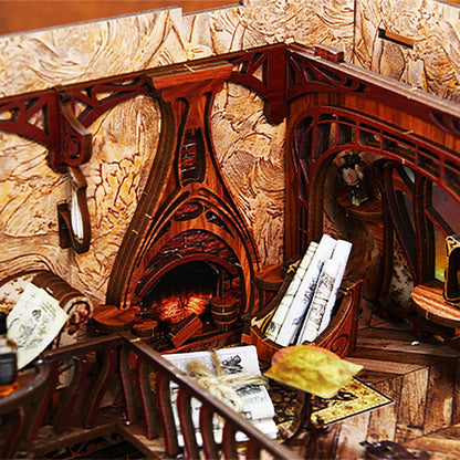 Book Nook - Día del Pintor al Anochecer