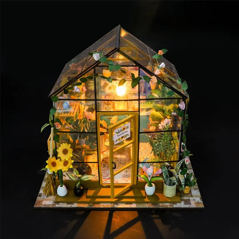 Miniature House - Sunshine Flower House