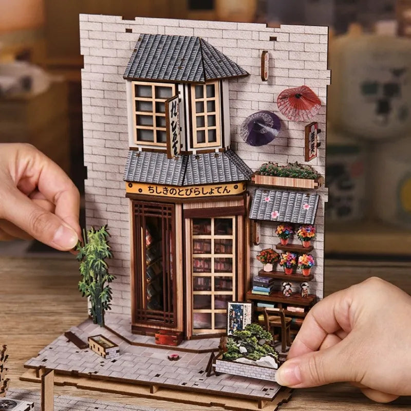 Book Nook Japón - El Callejón Esperando al Gato