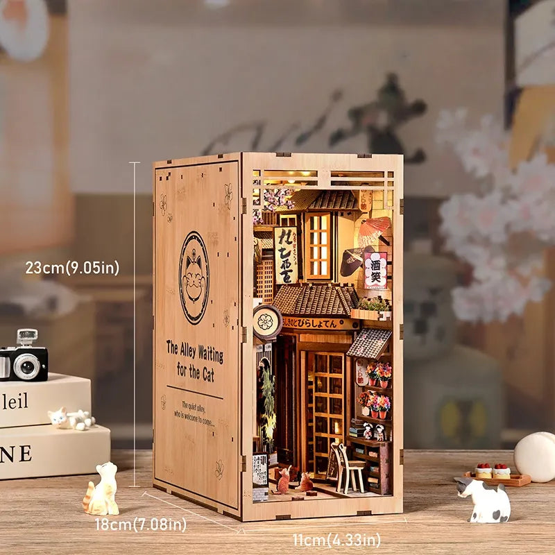 Book Nook Japón - El Callejón Esperando al Gato