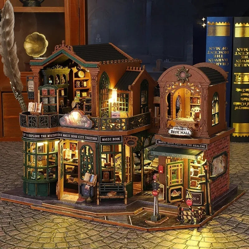 Miniatur Haus - Ciudad del Crepúsculo Book Nook
