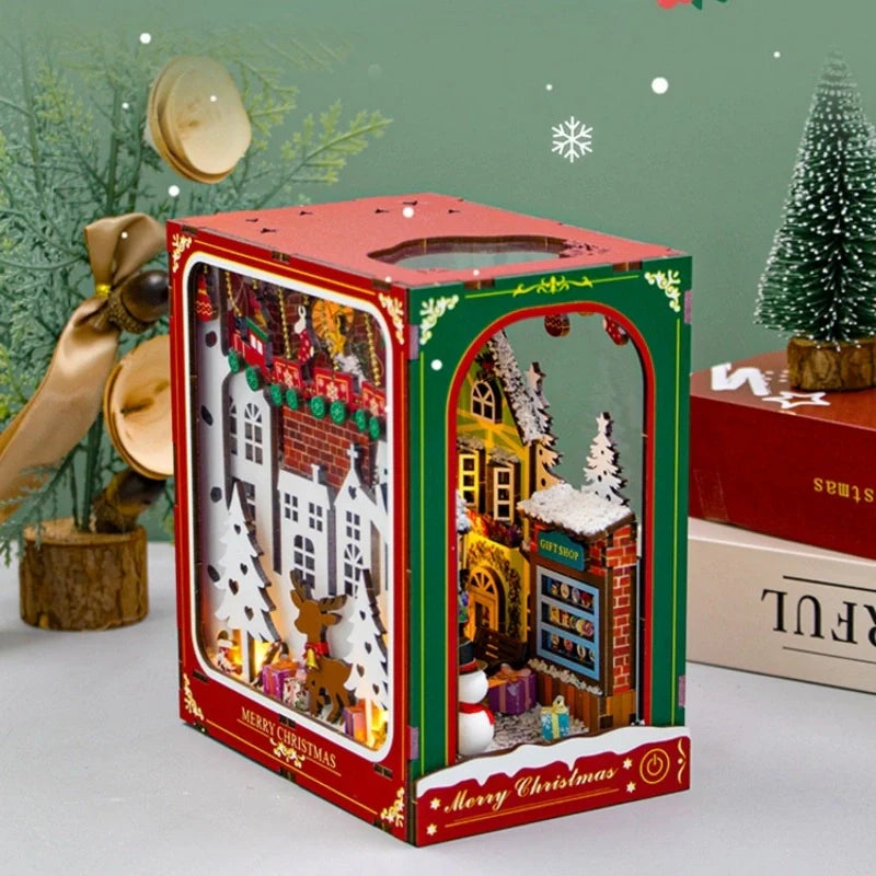 Book Nook - Invierno de Navidad