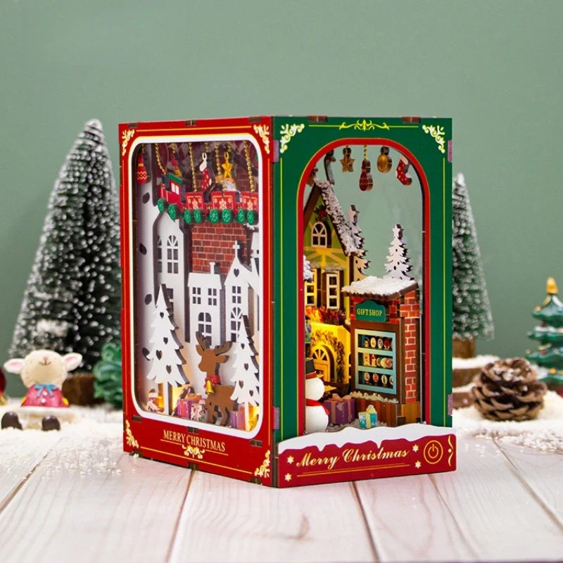 Book Nook - Invierno de Navidad