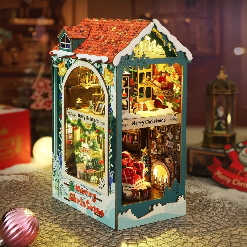 Book Nook - Feliz Navidad | Diorama Navideño