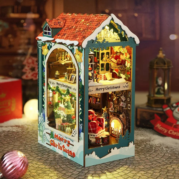 Book Nook - Wesołych Świąt | Świąteczne diorama