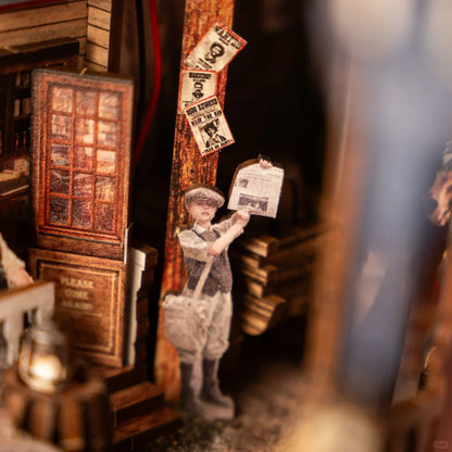 DIY Wooden Book Nook - Western Town