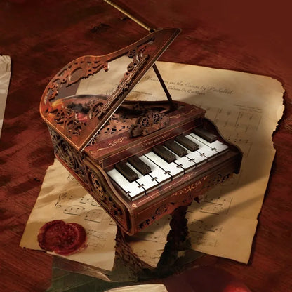 Rompecabezas de madera 3D | Kit de piano - Movimiento de acordes