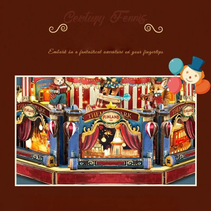 Caja de música de madera DIY - Century Ferris Wheel