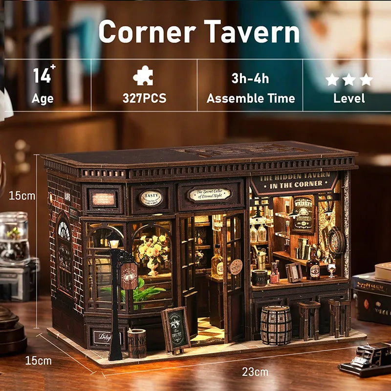 Miniature House Kit - Corner Tavern