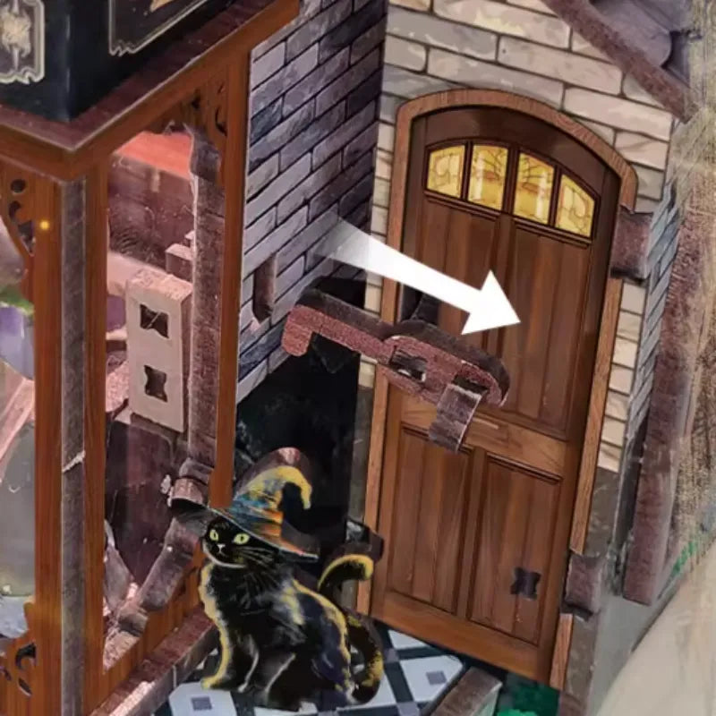 Kit de Casa en Miniatura - Club Time Magic | Rompecabezas de Madera 3D